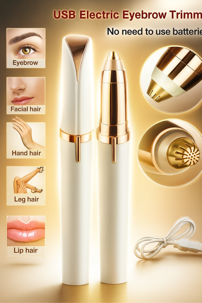 Depiladora Facial + Cepillo Alisador